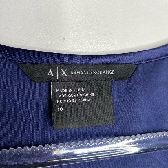 A/X Armani Exchange Blue Tank Shift dress - Picture 11 of 14